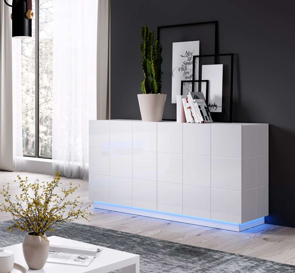 Klips LED Gembird REJA 2D niebieski