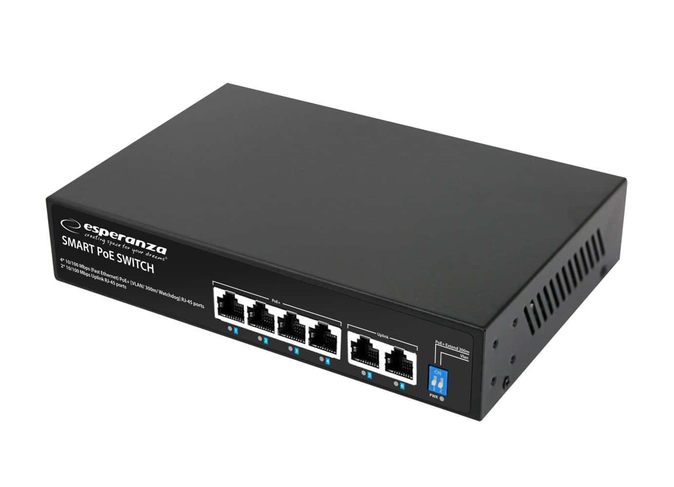 ESPERANZA ENS105 Switch 6-Portowy 60W POE