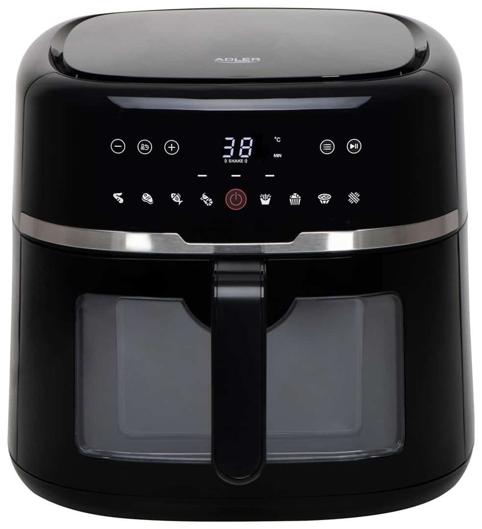 Frytkownica beztłuszczowa ADLER AD 6318, 8 l, 9 programów, LED