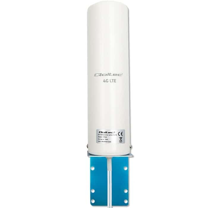 QOLTEC ANTENA 4G LTE DUAL 5DBI Dookłnna Zewnętrzna