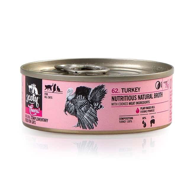 3Coty TURKEY Cheers! 75g Dla Kotów