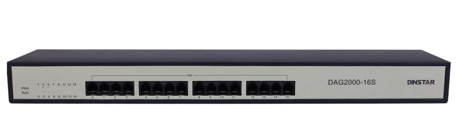 Dinstar DAG2000-16S - VoIP Bramka 16xFXS