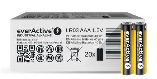 Zestaw baterii everActive EVLR03S2IK (40) AAA