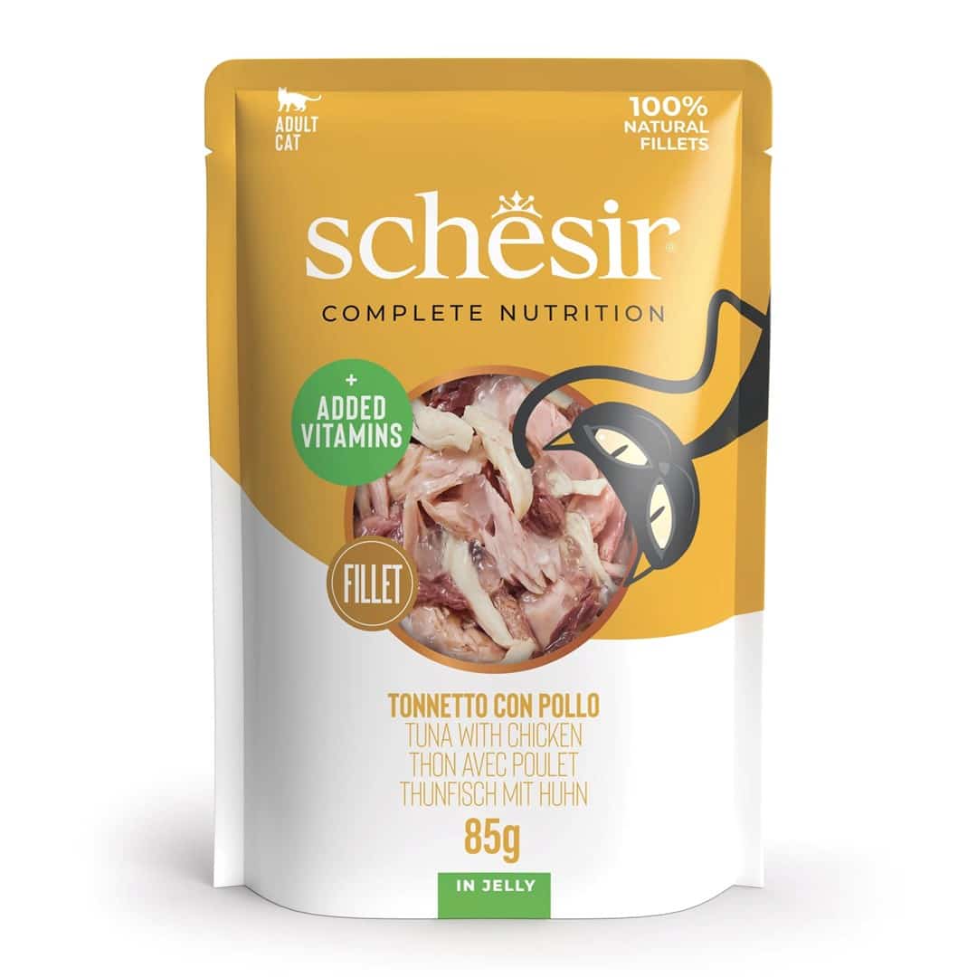 SCHESIR Adult Tuńczyk z Filecikami z Kurczaka 85g