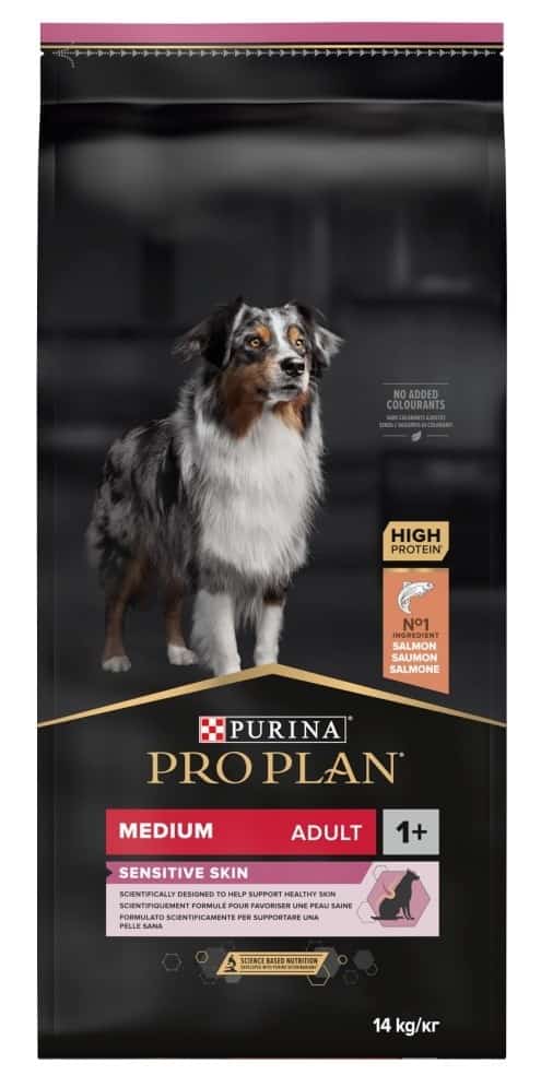 PURINA PRO PLAN Adult Medium Sensitive Skin - Sucha Karma 14kg