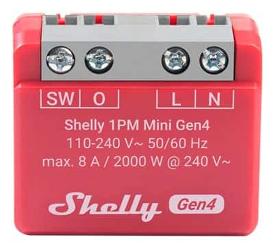 Inteligentny sterownik Shelly 1PM Mini Gen4 WiFi
