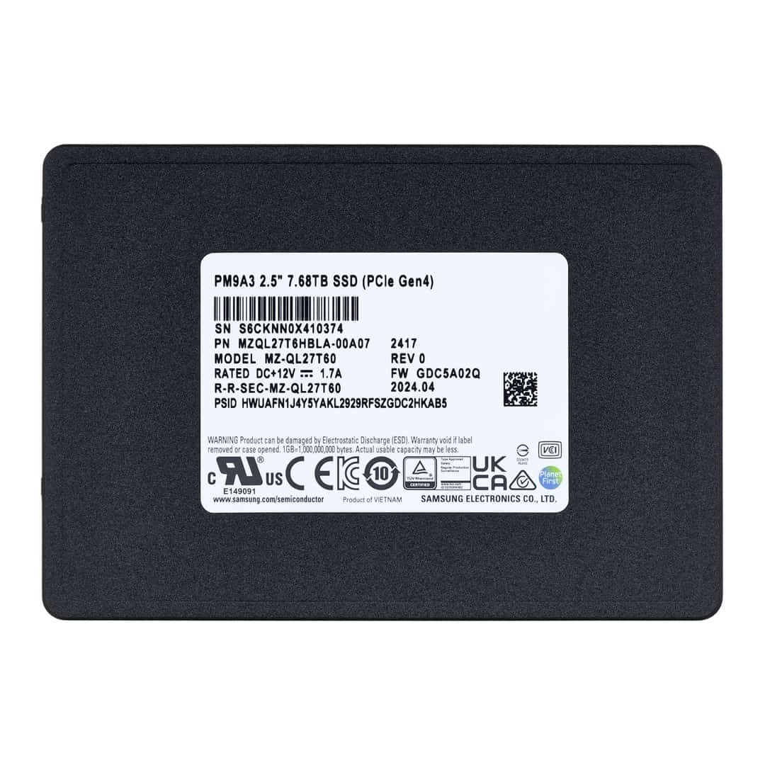 Samsung PM9A3 SSD U.2