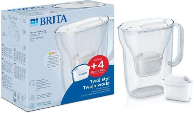 Dzbanek filtrujący Brita Style Essential biały + 4 filtry MAXTRA PRO Pure Performance