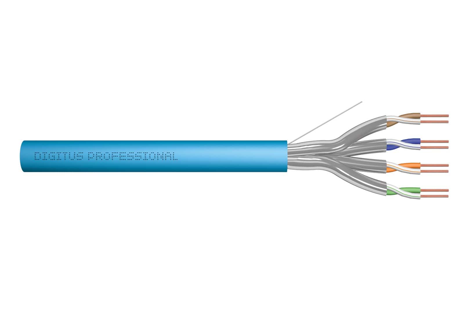 DIGITUS KABEL INSTALACYJNY KAT.6A 100M Niebieski