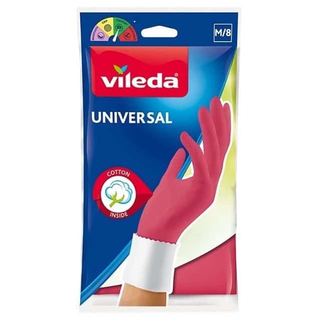 Rękawice Vileda Universal "M" - Wodoodporne i Wilgotnośne