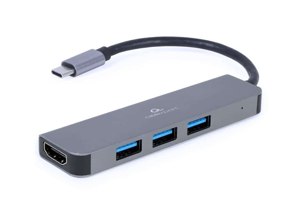 GEMBIRD MULTI ADAPTER USB TYPE-C 2 W 1 HUB USB + HDMI