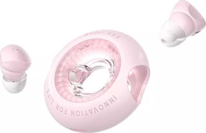 Słuchawki bezprzewodowe Vention Donut-Shaped BT 5.3 IPX4 różowe