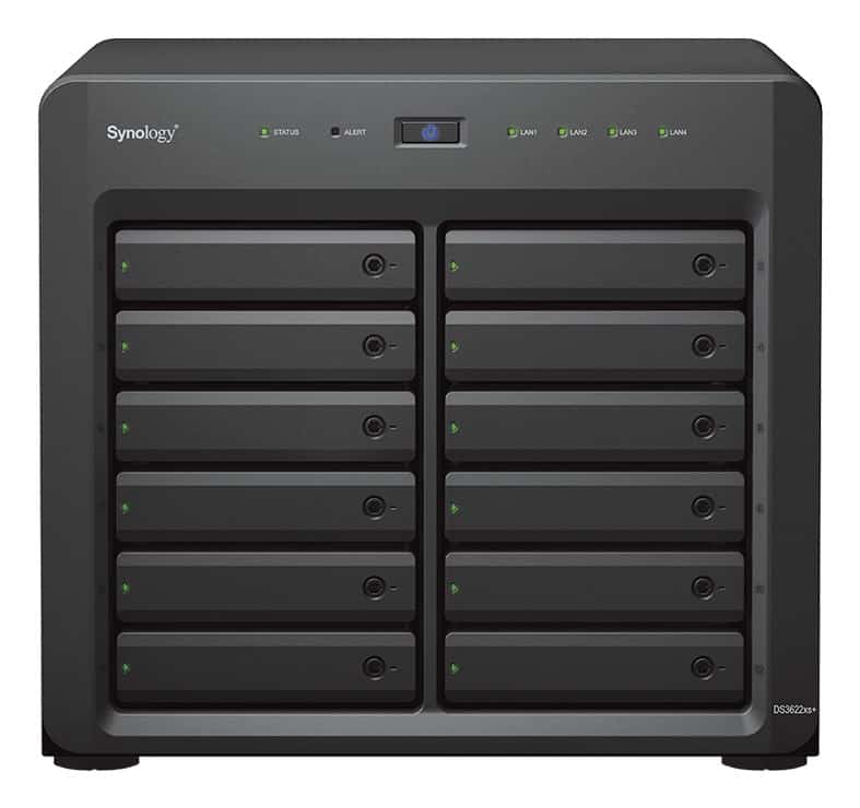 NAS Synology DS3622xs+; Intel Xeon D-1531, 16GB DDR4