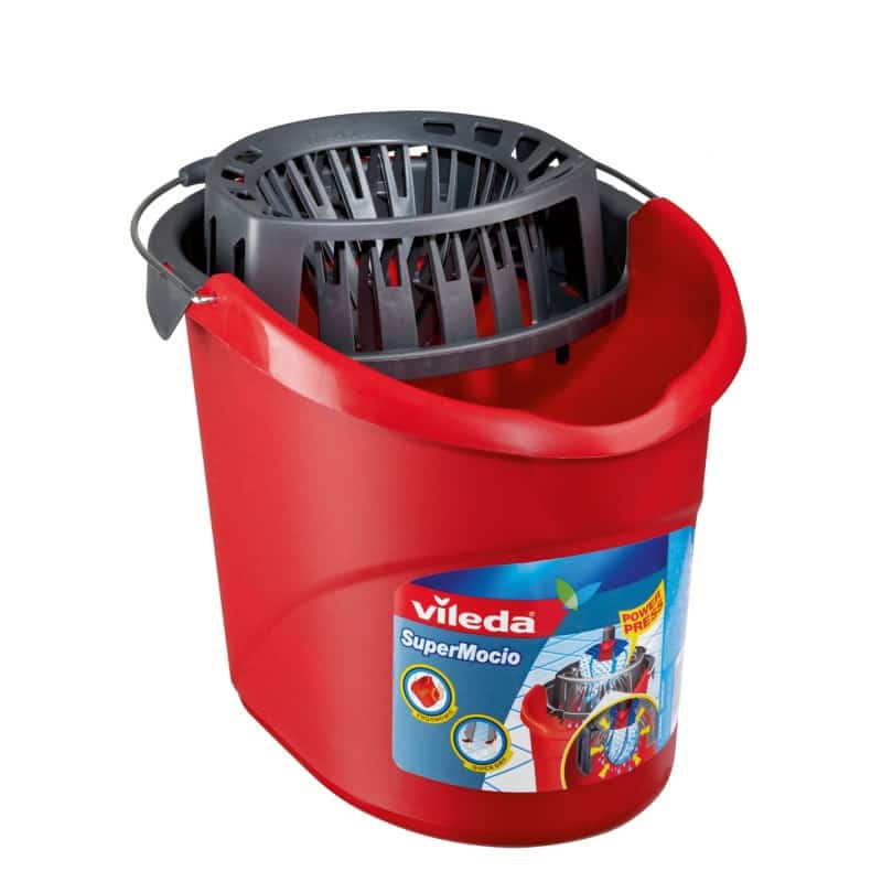 Wiaderko z wyciskaczem Vileda Torsion Power czerwone