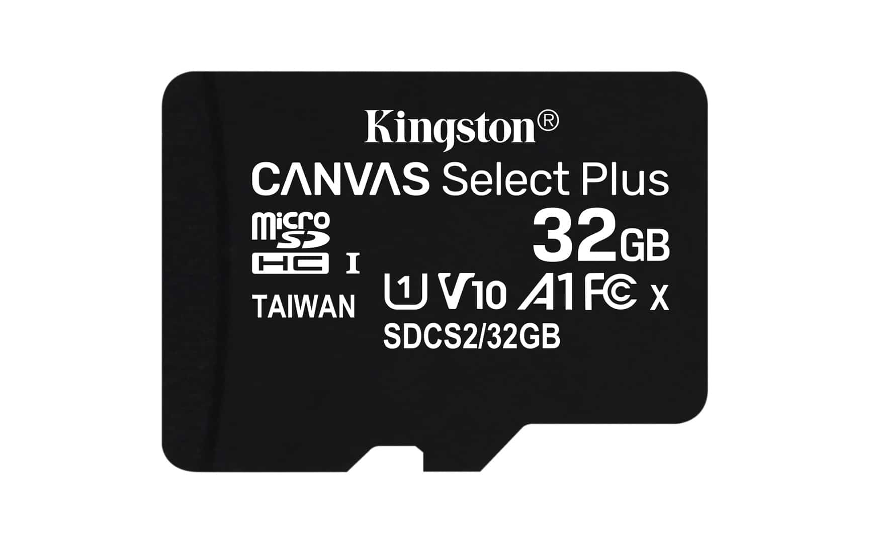 Karta MicroSDHC 32GB Kingston Canvas Select Plus