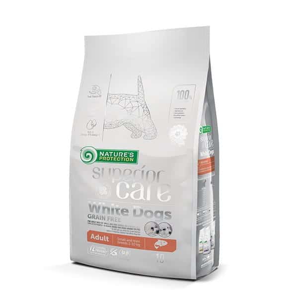 Nature's Protection White Dogs Grain Free Łosoś 10kg