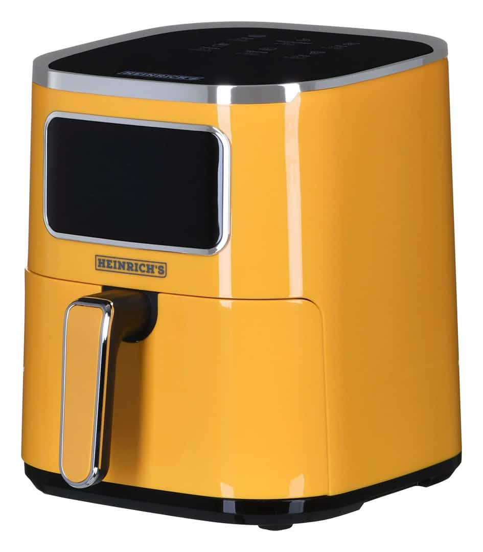 Frytkownica beztłuszcz HEINRICH'S HFR 8216 Żółta, 1450W, 5l