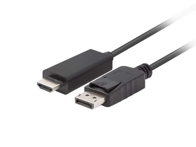 LANBERG KABEL DisplayPort do HDMI 1M CA-DPHD-11CC-0010-BK