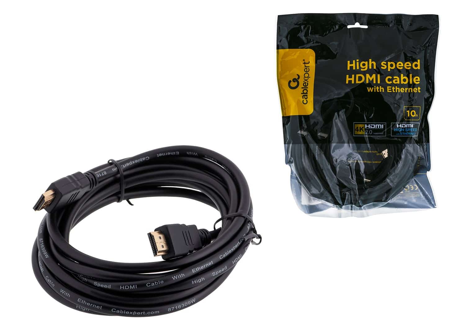 Kabel GEMBIRD CC-HDMI4-10M, 10m, Czarny