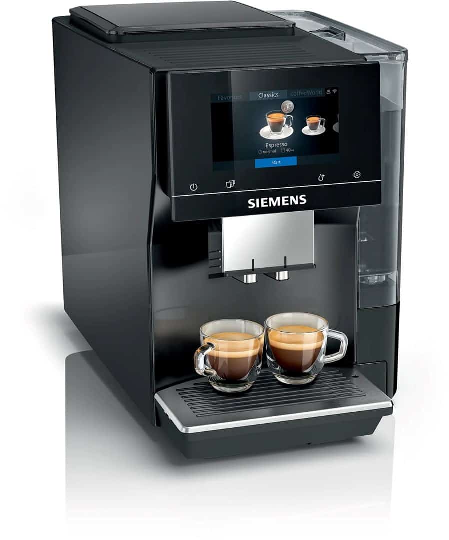 Ekspres ciśnieniowy Siemens TP713RO9 EQ700 (czarny; 19 barów) (OUTLET)
