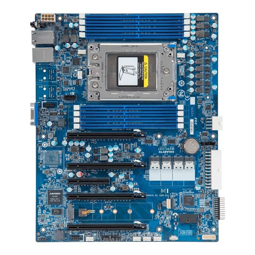 Płyta główna Gigabyte MZ01-CE1 dla procesorów AMD Epyc 7003
