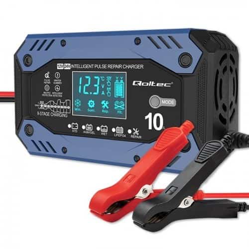 QOLTEC ŁADOWARKA STD 12-24V 10A LCD