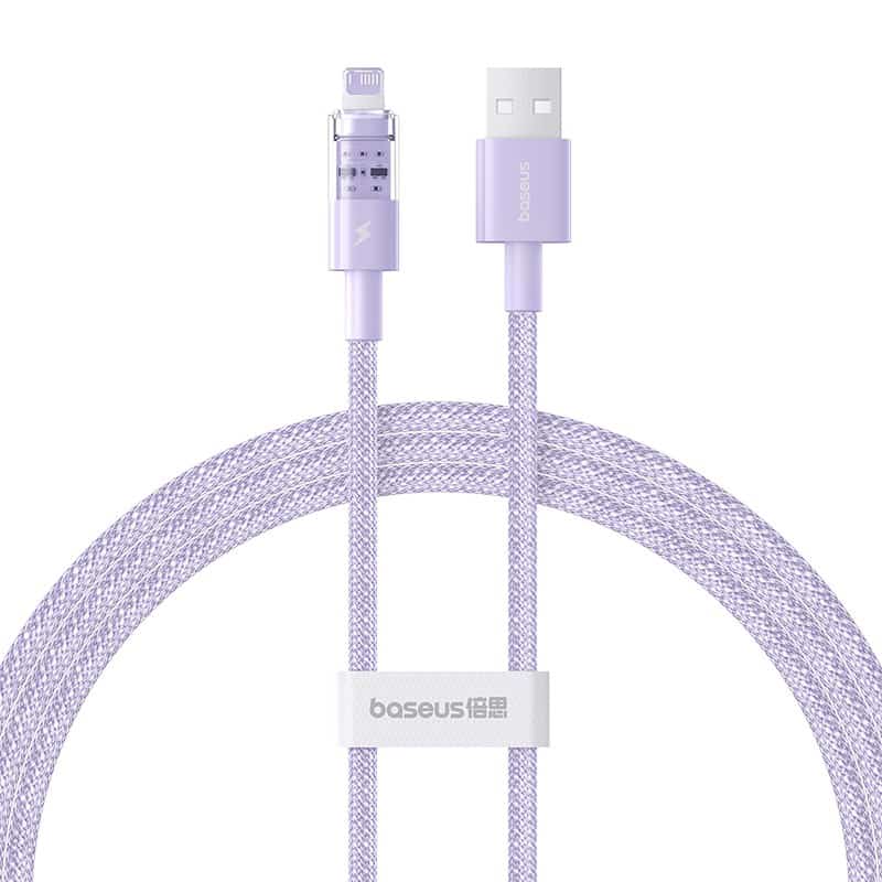 Kabel Baseus Gem 2.4A 1m (fioletowy)