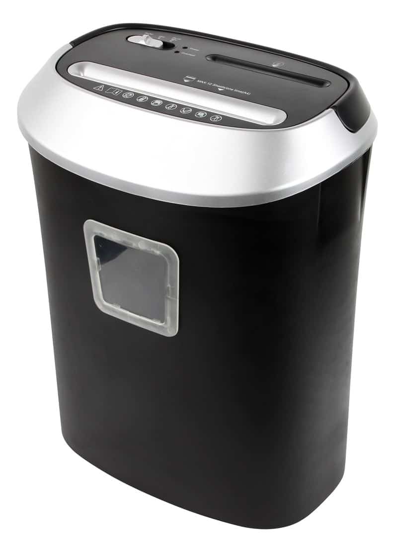 Niszczarka Activejet ASH-1201D, 25 l, czarno-srebrna