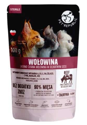 PET REPUBLIC Sterile Wołowina - 100 g