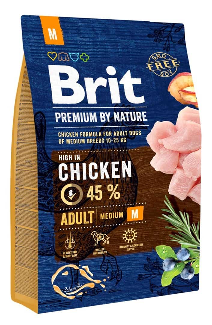 BRIT PREMIUM BY NATURE Adult M - 8 kg Sucha Karma