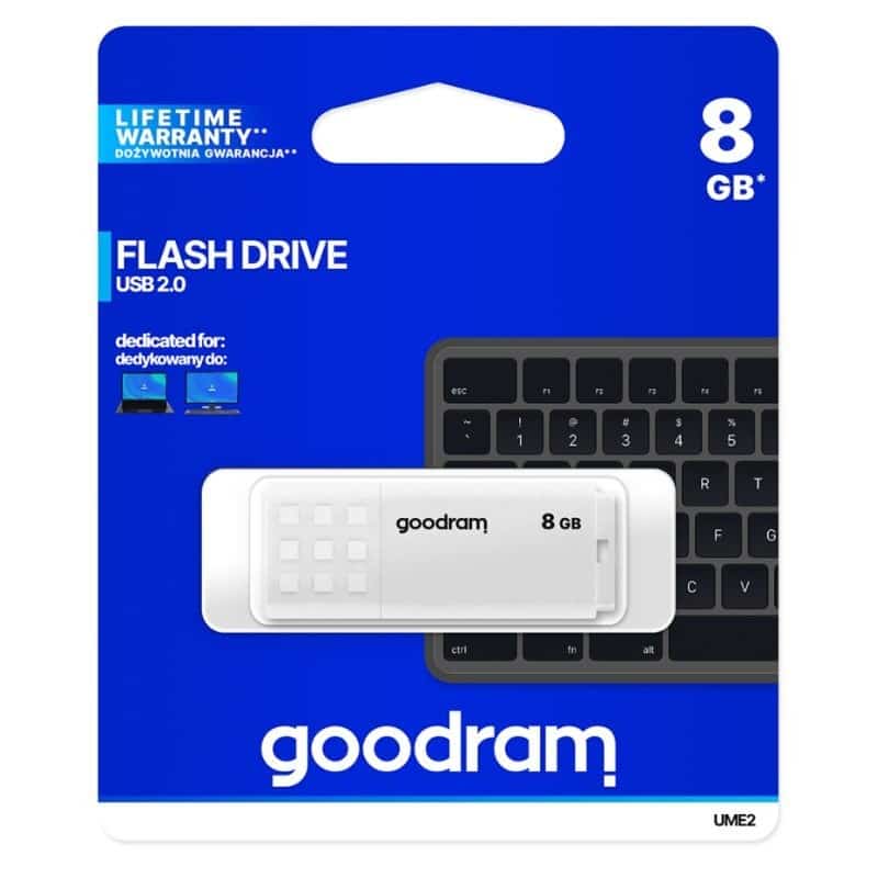 Pendrive GoodRam UME2 , Biały, USB 2.0