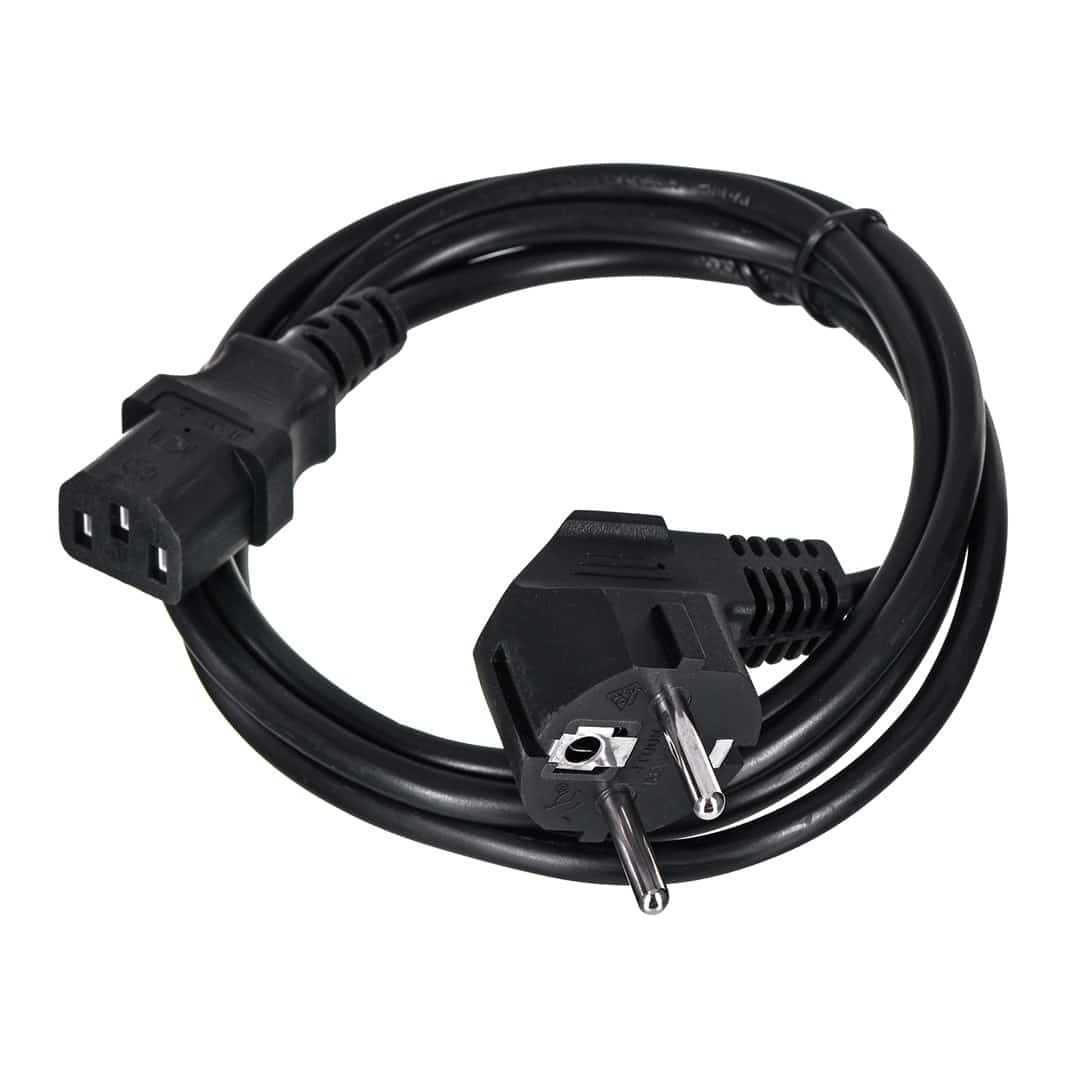 Kabel GEMBIRD PC-186, 1,8m, C13-Schuko, czarny