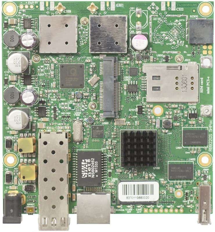 RouterBOARD Mikrotik RB922UAGS-5HPacD - Płyta Głowna