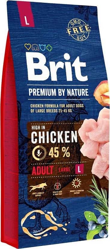 BRIT PREMIUM BY NATURE Junior L Sucha Karma 15 kg