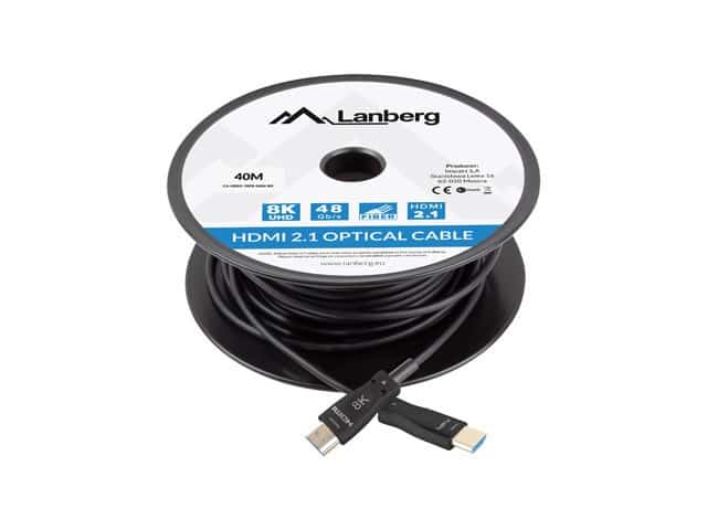 LANBERG KABEL HDMI M/M V2.1 40M 8K OPTYCZNY