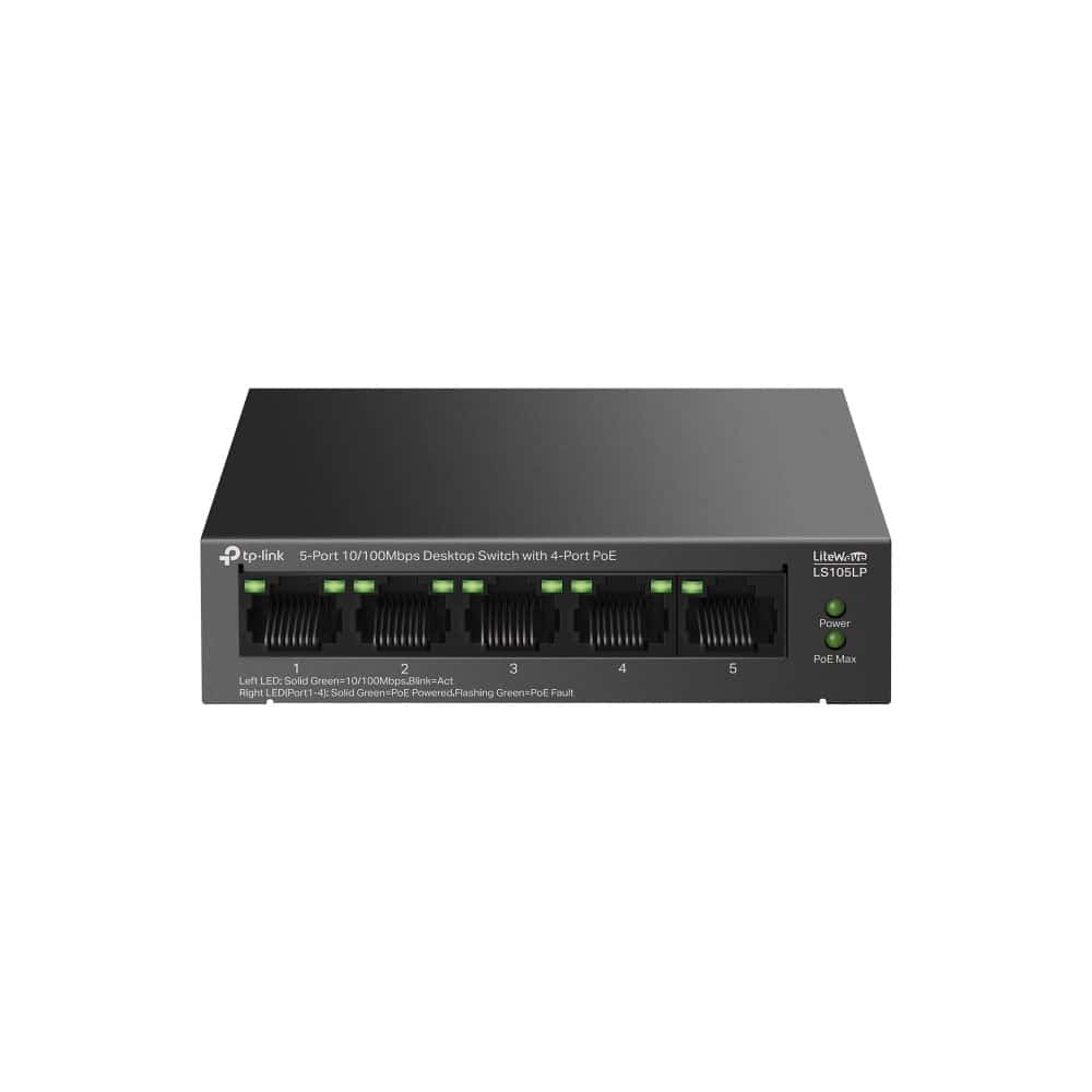 Switch TP-LINK LS105LP - Diody LED i Montaż na Ścianie