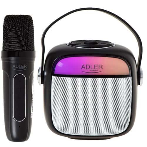 Głośnik bluetooth ADLER AD 1199b - przenośny LED