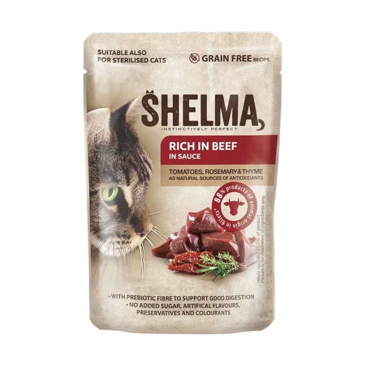 SHELMA saszetka - karma dla dorosłych kotów 85g