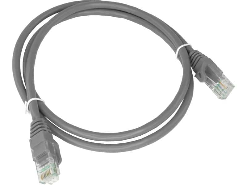 Alantec-Patch-cord UTP kat.5e PVC 0.25m szary