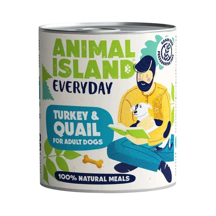 ANIMAL ISLAND Indyk i przepiórka - 800g