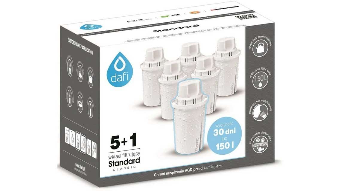 Filtr Dafi Classic 5+1, 6 sztuk, 150 l