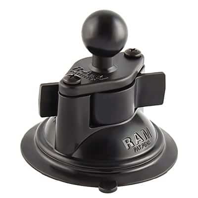RAM® Twist-Lock™ Przyssawka Czarna Do Szyby