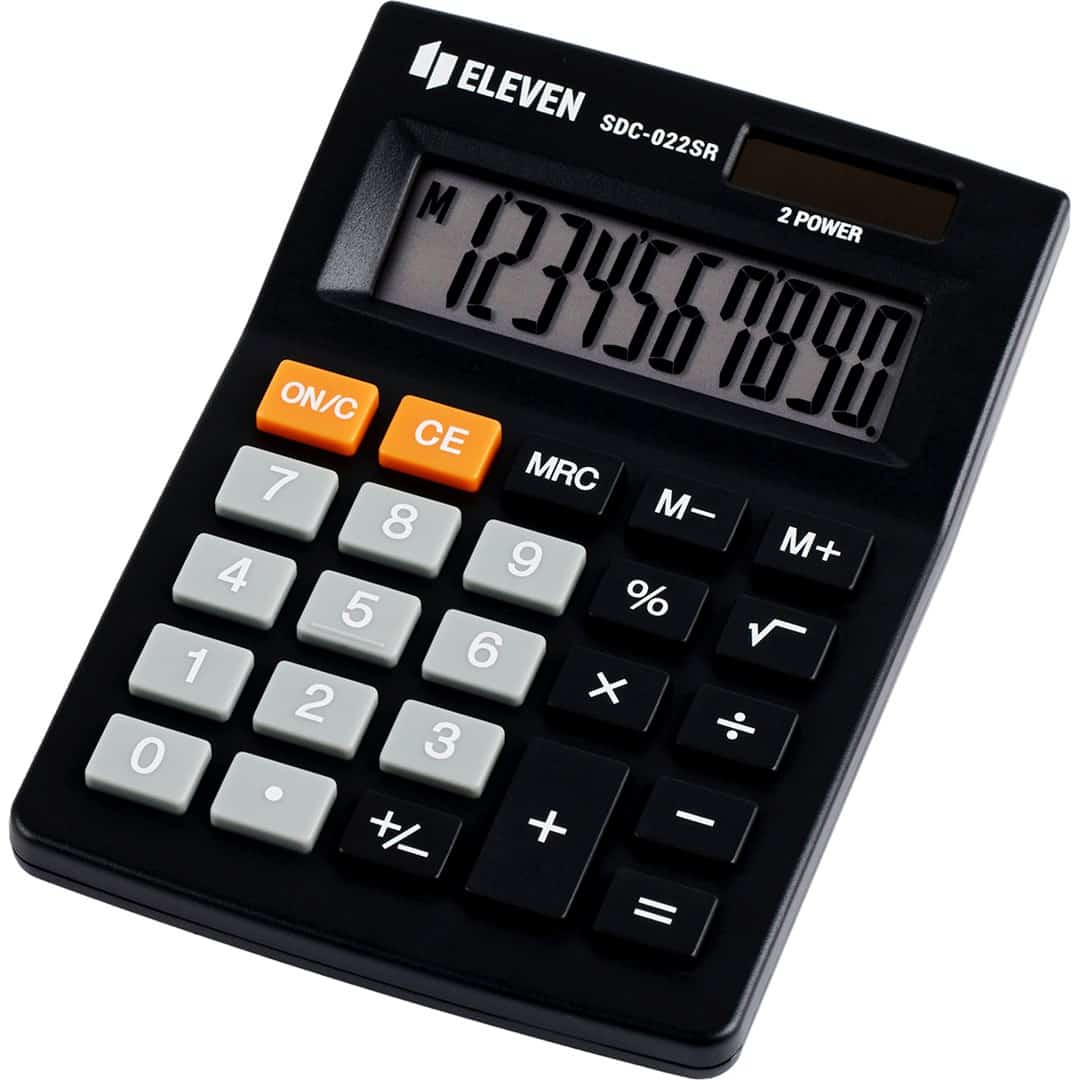 Eleven SDC-022SR - Kalkulator biurowy plastikowy