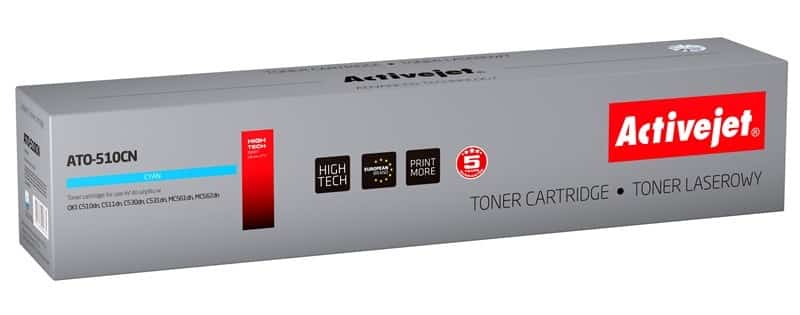 Activejet ATO-510CN Toner, 5000 stron, niebieski