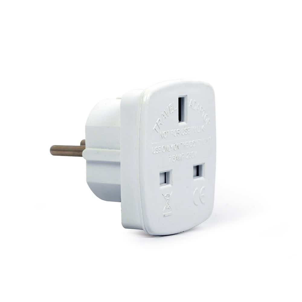 Adapter GEMBIRD A-AC-UKEU-001 Biały 10A
