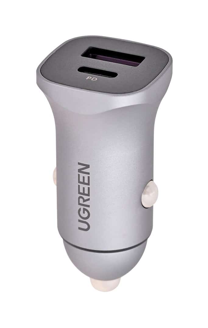 Ugreen ładowarka samochodowa USB C/24W Quick Charge