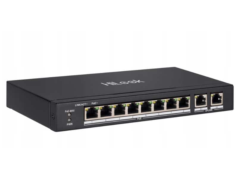 Switch PoE Hilook by Hikvision SW-10-POE 10-portowy