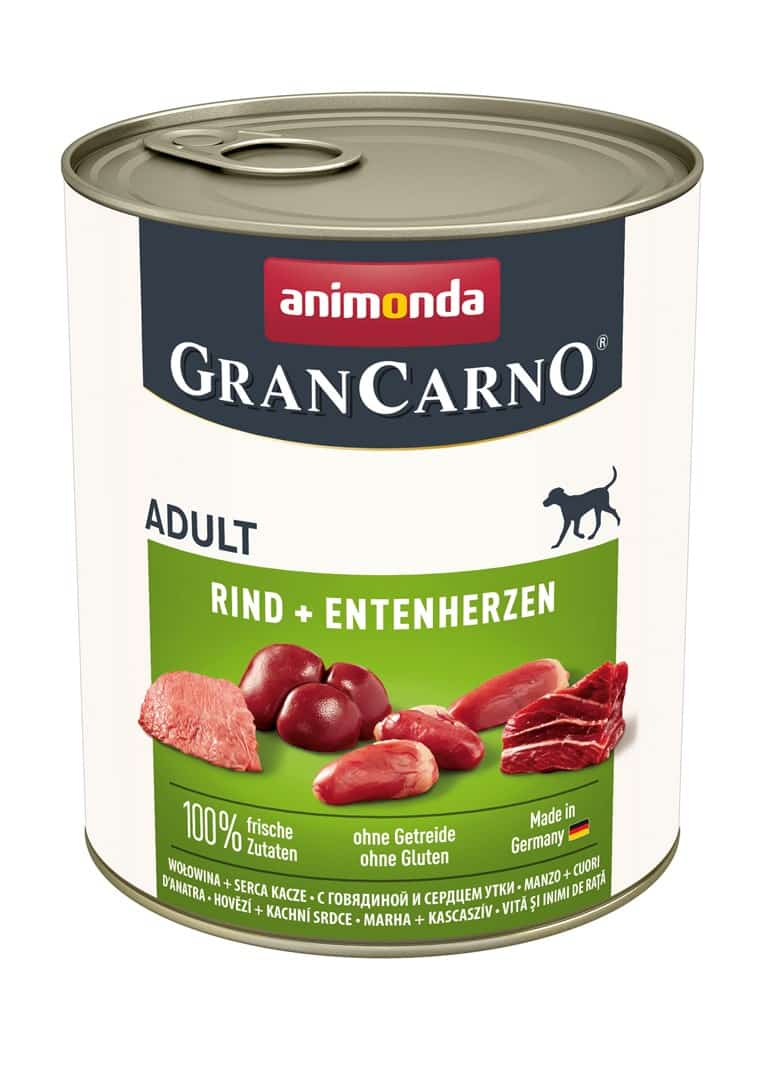 ANIMONDA Grancarno Adult wołowina i kacze serca - 400g