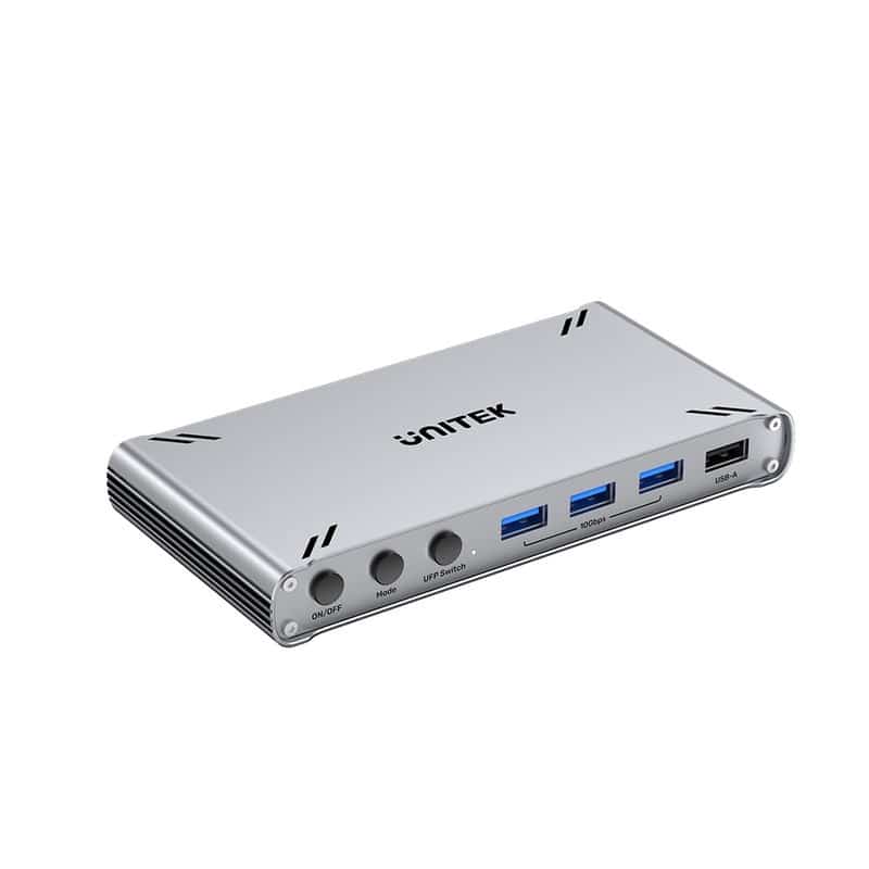 UNITEK PRZEŁĄCZNIK KVM USB-C 10GBPS Z HDMI