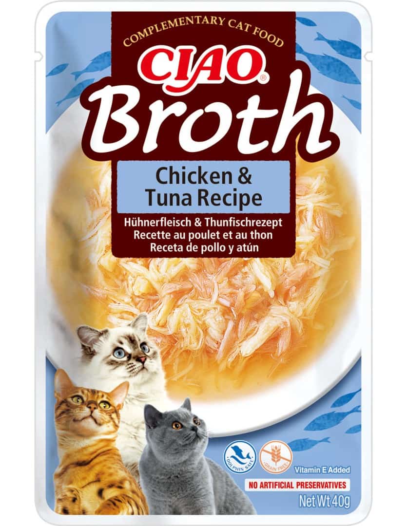 INABA CIAO Bulion Kurczaka i Tuńczyka 40g